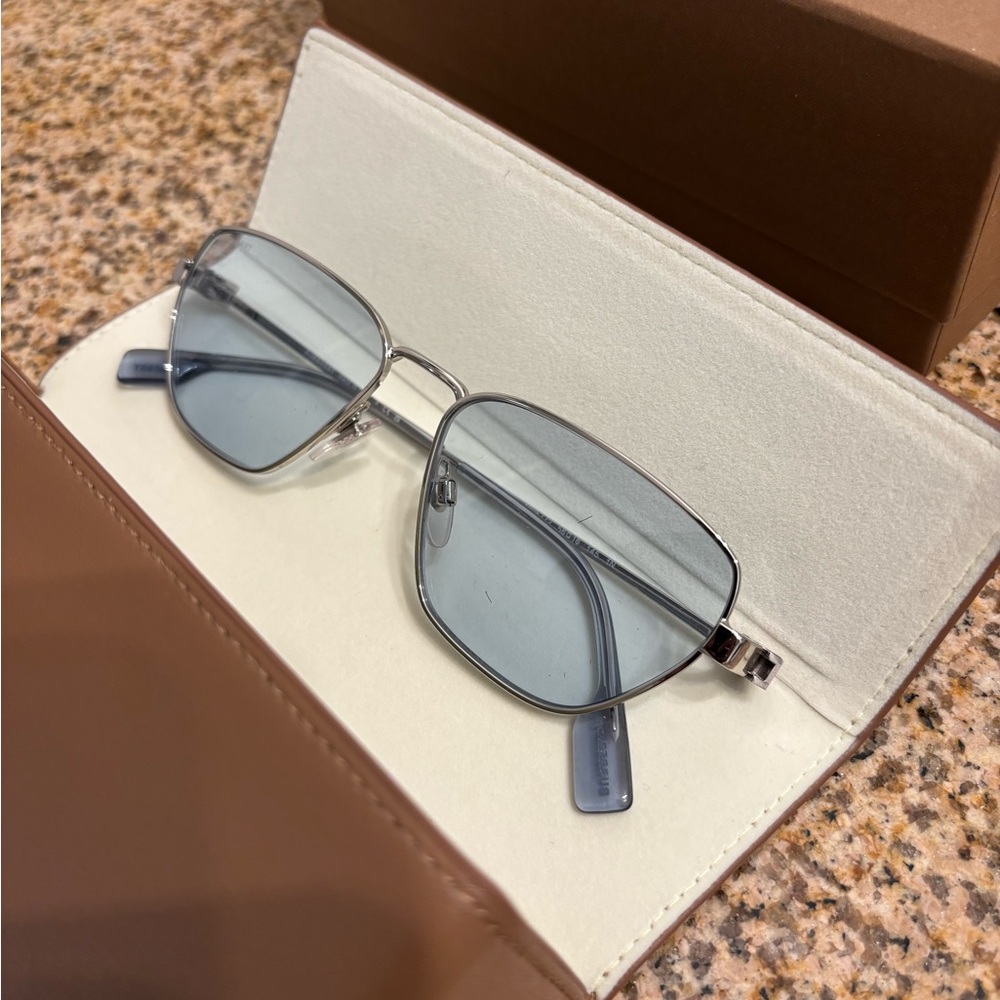 Burberry sunglasses with light blue tint